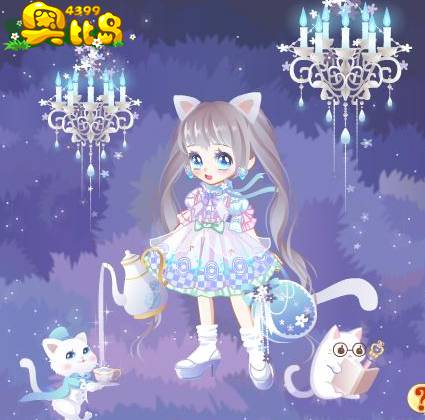 奥比岛奥比秀萌猫女仆