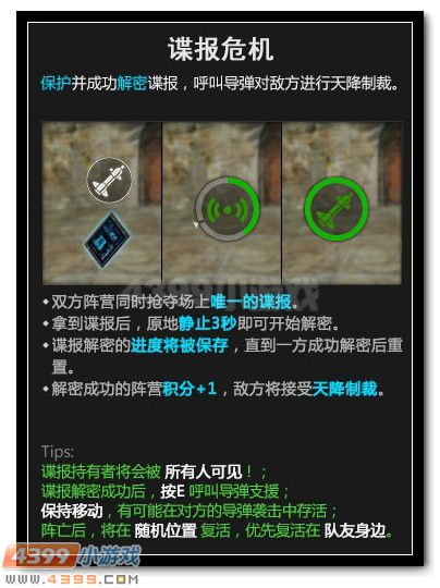 生死狙击谍报危机怎么玩