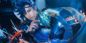 星束绽放幻境流转 阴阳师荒cos照欣赏