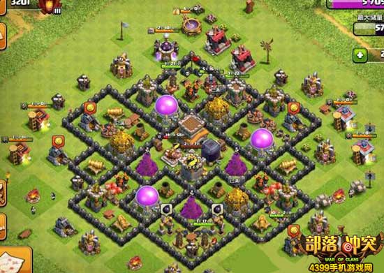 部落冲突8本最强布阵2017 COC8本护资源神阵推荐