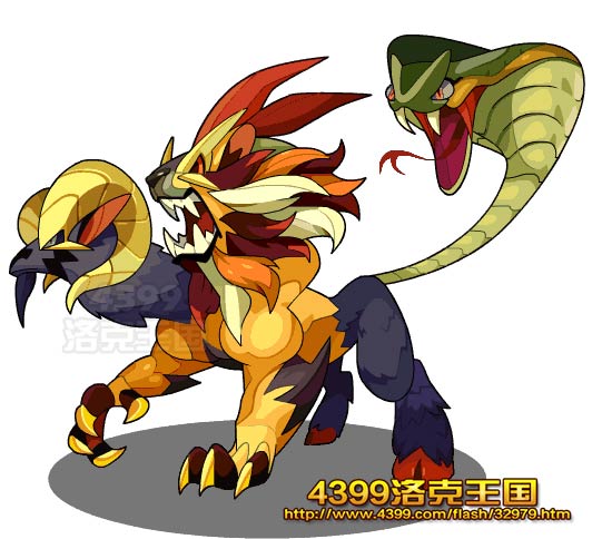 洛克王国美奇拉图片