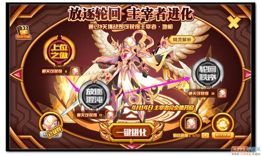 热血精灵派放逐轮回 主宰者能量觉醒规则