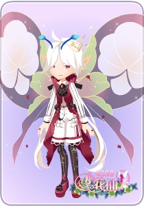 小花仙绛红花竹套装
