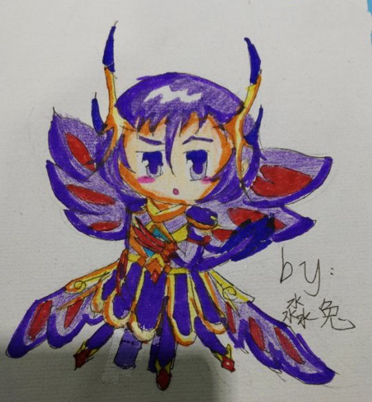 手绘萌版应龙·鼓-4399淼兔