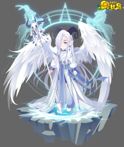奥比岛妖神白泽装
