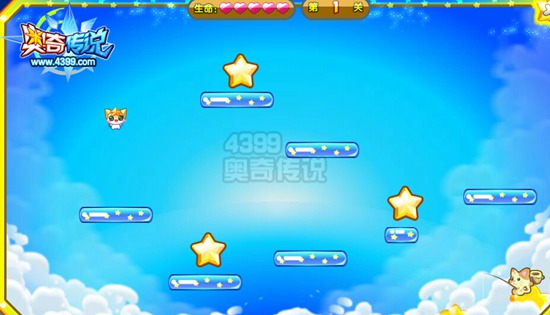 奥奇传说和小诺收集星光的力量 每天4500星神经验