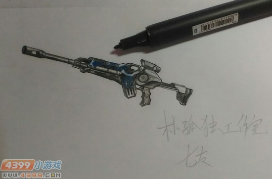 生死狙击玩家手绘-幽灵双子之影