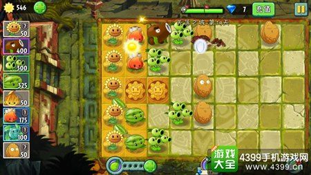 植物大战僵尸2失落之城第十九天攻略