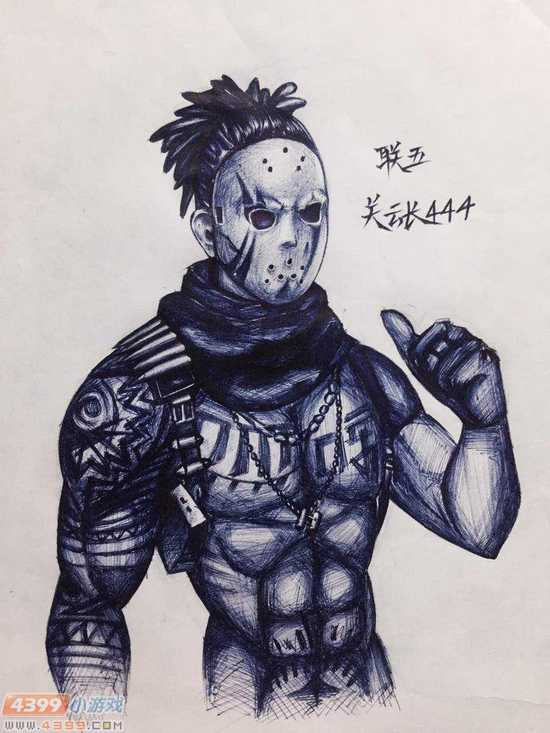 生死狙击玩家手绘-手绘赤魔