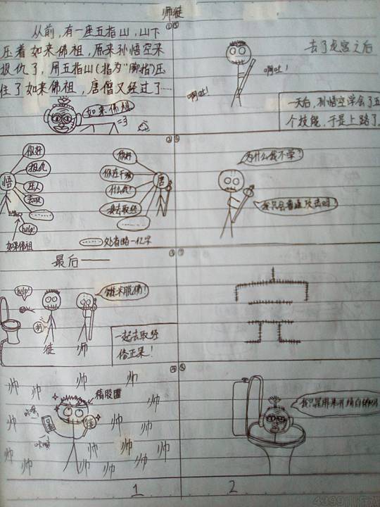 造梦火柴人漫画-4399齐天大圣