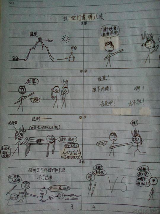 造梦火柴人漫画-4399齐天大圣