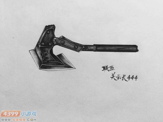生死狙击玩家手绘-老版手斧
