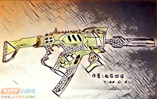 生死狙击玩家手绘-kriss圣手