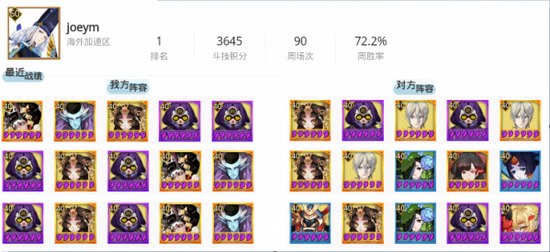 阴阳师阵容