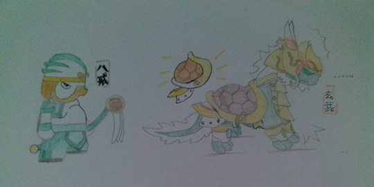 八戒和玄武-4399幻尊