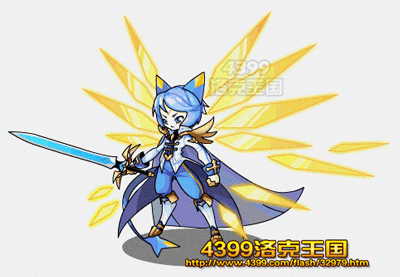 洛克王国骑士迪莫战斗动图