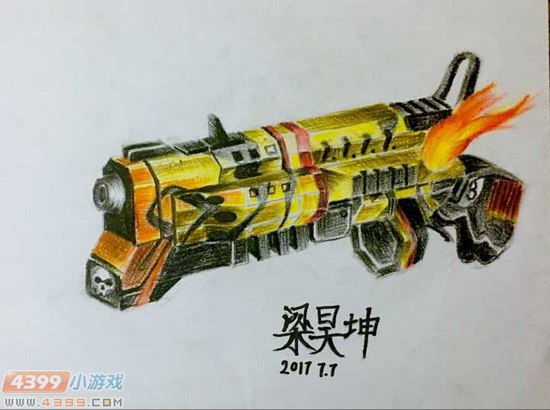 生死狙击玩家手绘-暴怒者