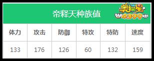 奥拉星帝释天种族值解析