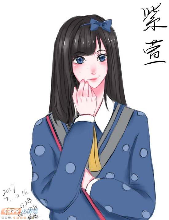 生死狙击玩家手绘-紫萱
