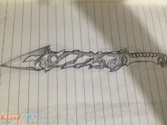 生死狙击玩家手绘-魔龙刃
