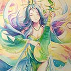 造梦西游5手绘玉石琵琶精-4399花栗鼠