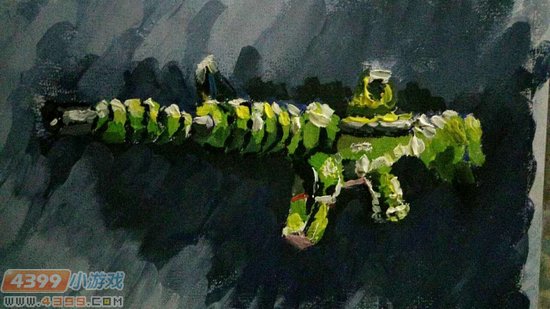 生死狙击玩家手绘-M4A4军魂