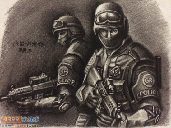 生死狙击玩家手绘-保卫者