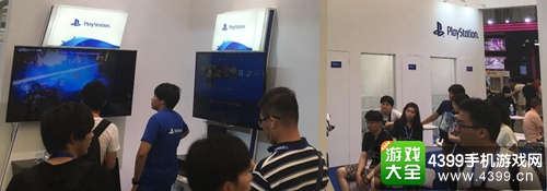 图片为专业观众馆 厂商试玩游戏