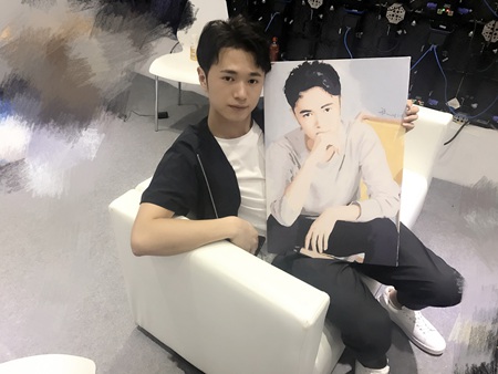 王者荣耀粉丝为主播剑仙画画像