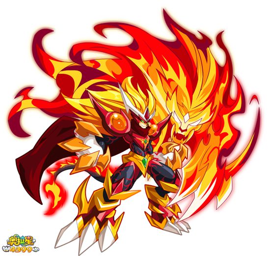 奥拉星传奇魔焰吉拉高清大图