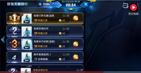王者荣耀蓝烟国服榜五连绝世