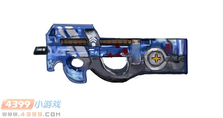 生死狙击玩家手绘-P90-S（板绘）