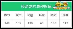 奥拉星传奇龙吟真种族值解析