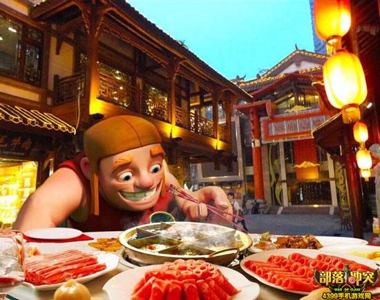 部落冲突建筑工人在中国各地体验生活