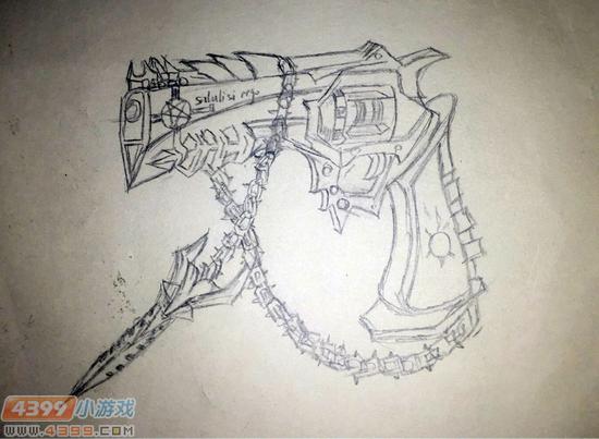 生死狙击玩家手绘-恶灵骑士