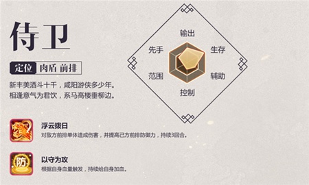 熹妃Q传侍卫职业介绍 侍卫怎么样