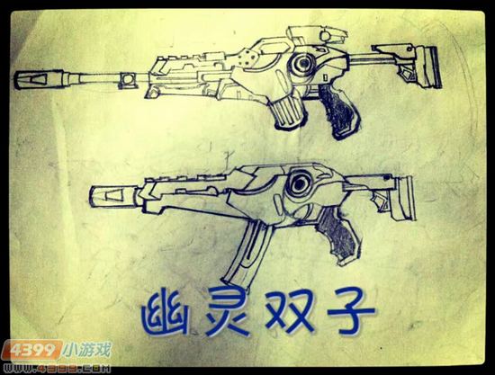 生死狙击玩家手绘-幽灵双子