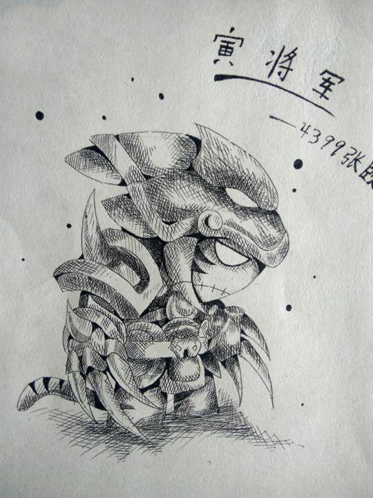 寅将军-4399蓝眼白狐