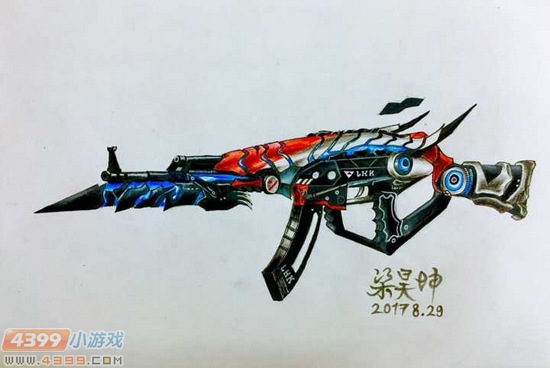 生死狙击玩家手绘-魔龙骑士