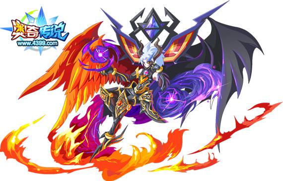 奥奇传说神焰之翼路西法高清大图，奥奇传说神焰之翼路西法图片