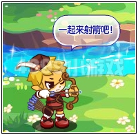 洛克王国射箭比赛