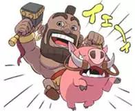 部落冲突野猪骑士表情