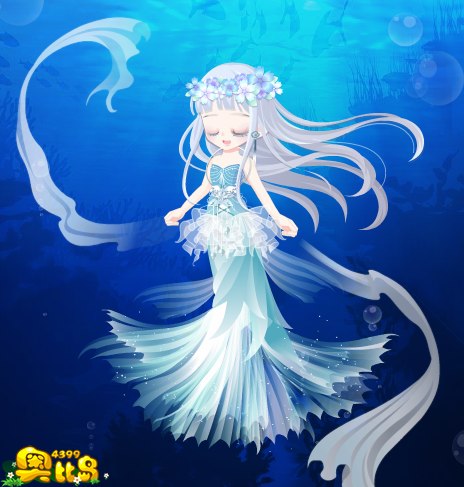 奥比岛奥比秀微笑悲伤海的女儿