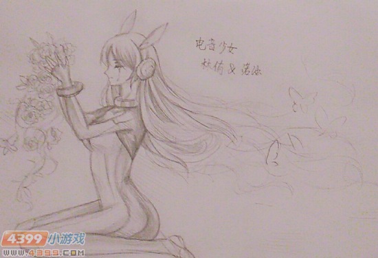 生死狙击玩家手绘-电音少女·ICEY