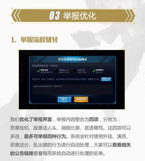 举报优化