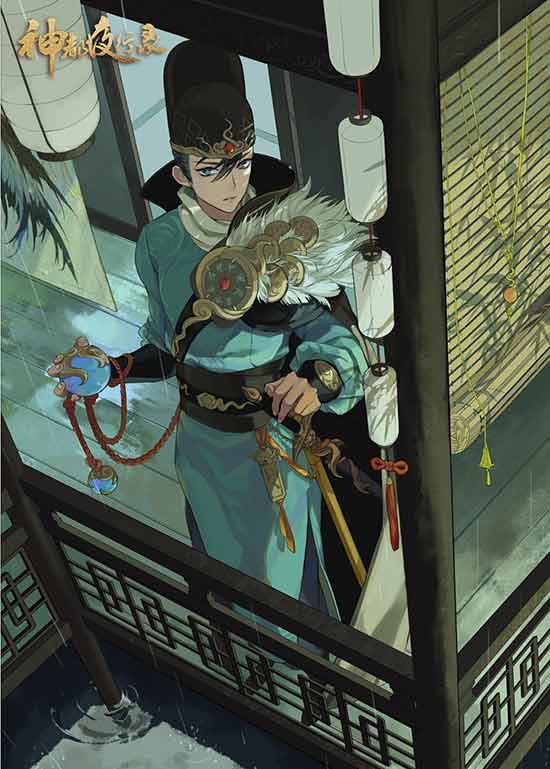 大触清风澈亲自操刀 《神都夜行录》大理寺同人插画首曝