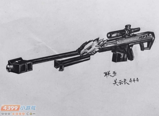 生死狙击玩家手绘-荣耀巴雷特