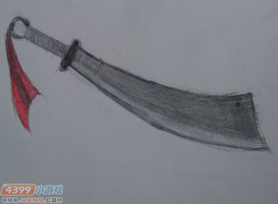 生死狙击玩家手绘-铁血大刀