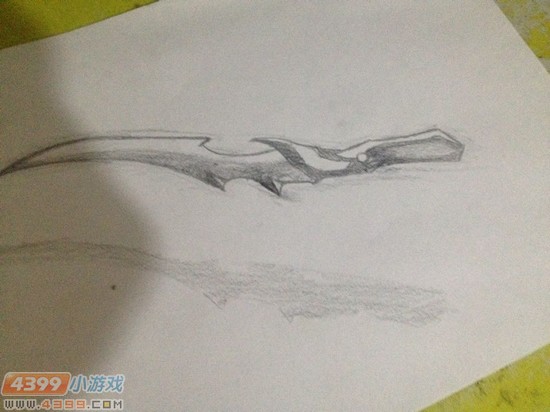 生死狙击玩家手绘-弯刀-龙