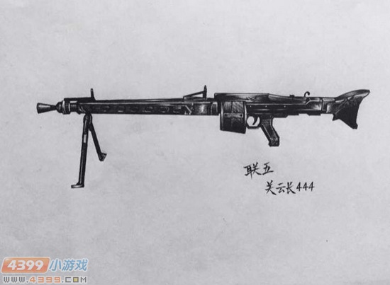 生死狙击玩家手绘-手绘MG3炼狱